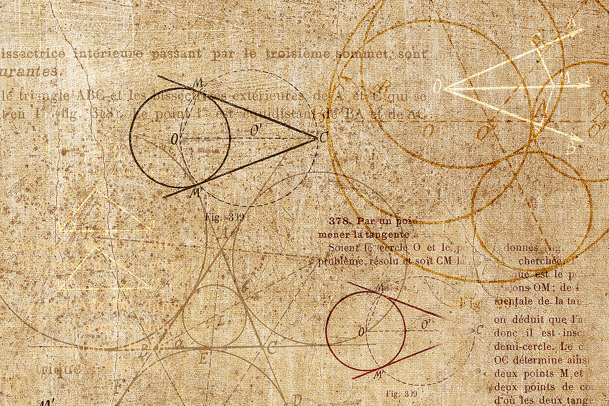 1912 French Geometrie Graphics, an Illustration by French Kiss Collections (Photo 3 of 8)