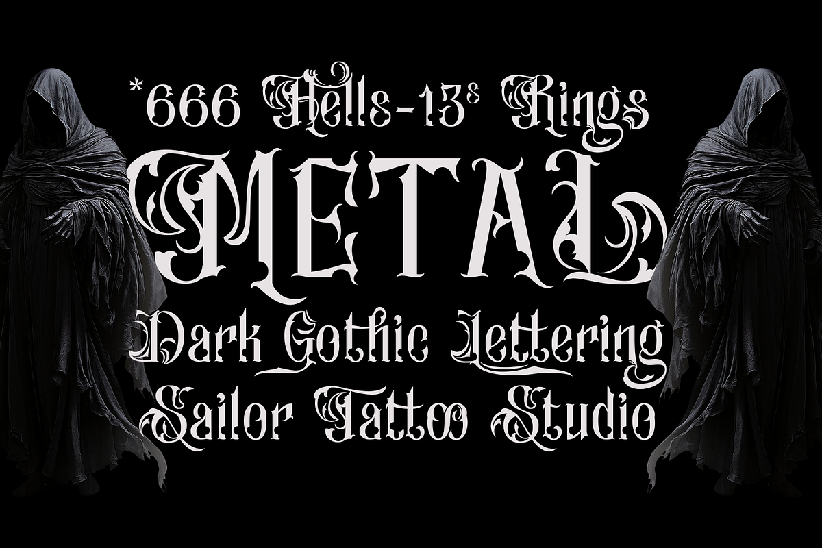 Canderagle Gothic Blackletter, a Blackletter Font by madeDeduk (Photo 4 of 10)