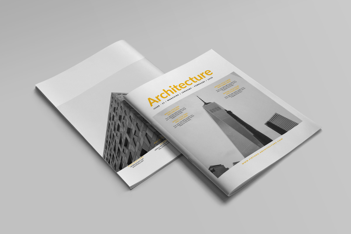 Architecture Magazine, a Magazine Template by Firtana (Photo 9 of 10)