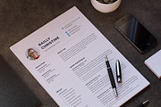 Minimalist Resume/CV Template, a Resume Template by Aspect_Studio (Thumbnail 4 of 4)
