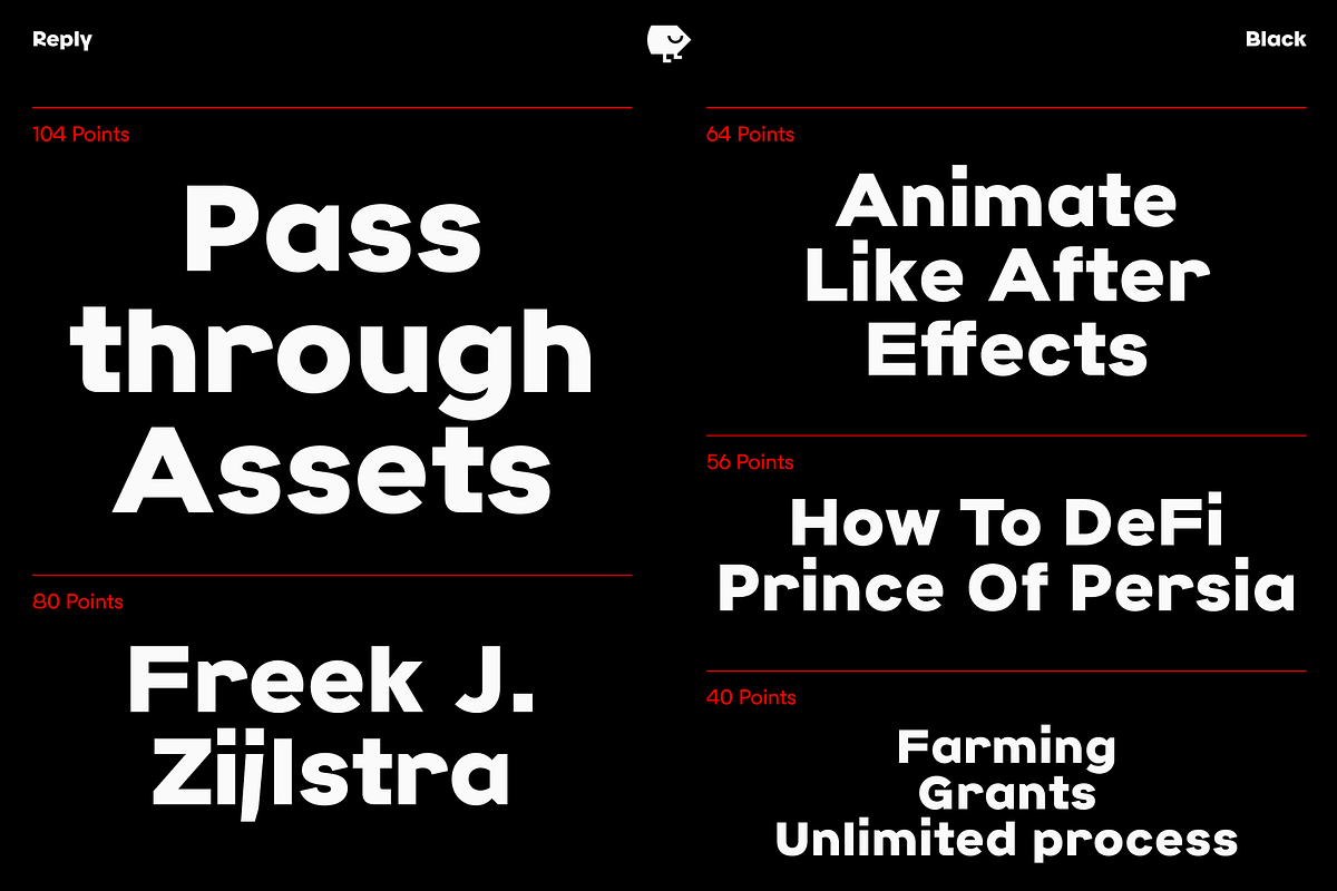 Reply, a Sans Serif Font by TOMO Fonts (Photo 4 of 7)
