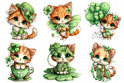 St. Patrick's Cat Clipart PNG, an Illustration by Daily.Designs (Thumbnail 6 of 8)