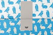 Winter Animals Linocut Clipart, an Illustration by ClayStudio (Thumbnail 7 of 7)