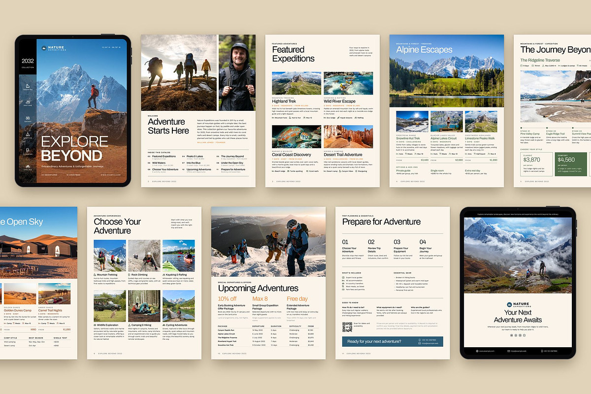 Digital Adventure Travel Catalog, a Brochure Template by BrandPacks (Photo 2 of 5)