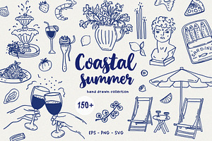 COASTAL Summer - whimsical set