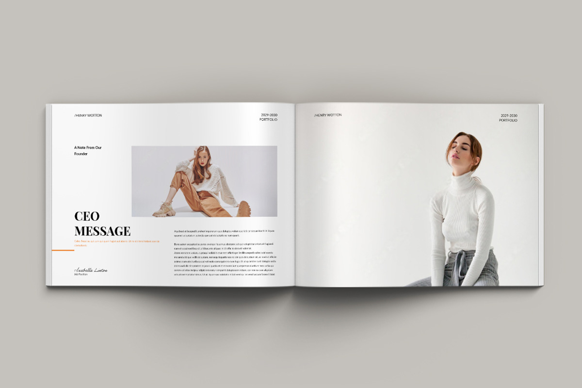 Fashion Lookbook | InDesign, a Brochure Template by Pixelpick (Photo 4 of 9)