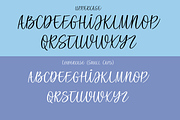 All Caps Script, a Script Font by Roland Huse Design (Thumbnail 3 of 4)
