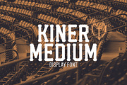 Kiner Medium, a Serif Font by YockMercado (Thumbnail 1 of 6)