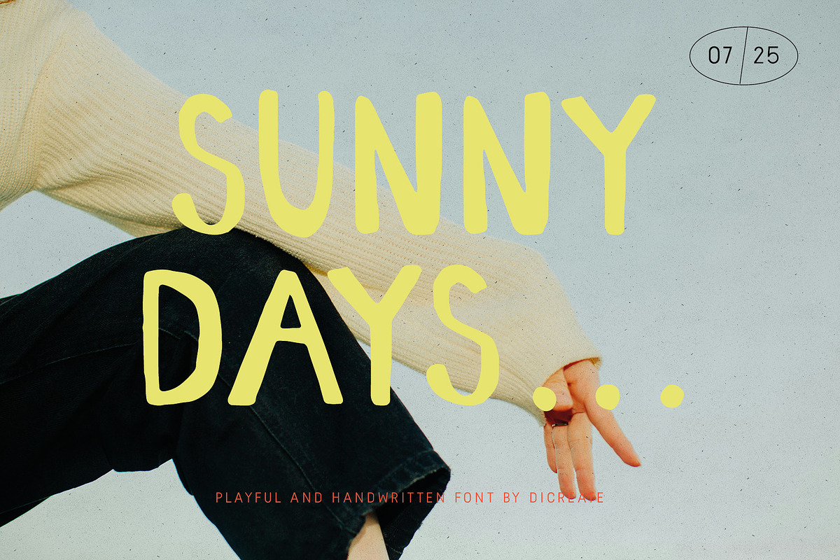 Easy Morning. Handwritten Font, a Handwritten Font by dicreate (Photo 5 of 13)