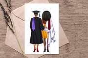 University Graduates Girls Clipart, a Person Illustration by ArtedeCatrin (Thumbnail 10 of 11)