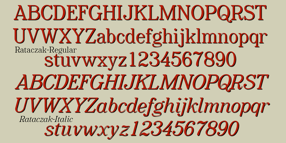 Rataczak, a Serif Font by Ingrimayne Type (Photo 8 of 10)