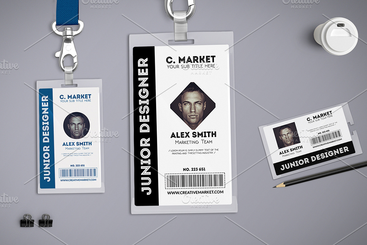 Multipurpose ID Badge, a Card Template by Tzochko (Photo 1 of 5)