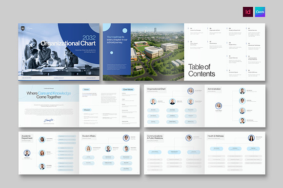 Organizational Chart Template preview 6