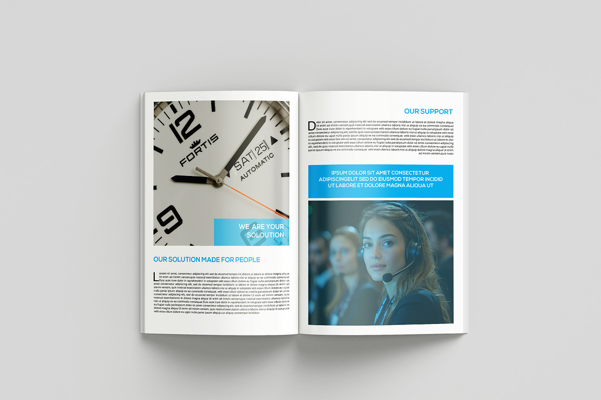 Corporate Brochure Template, a Brochure Template by Template Shop (Photo 7 of 11)