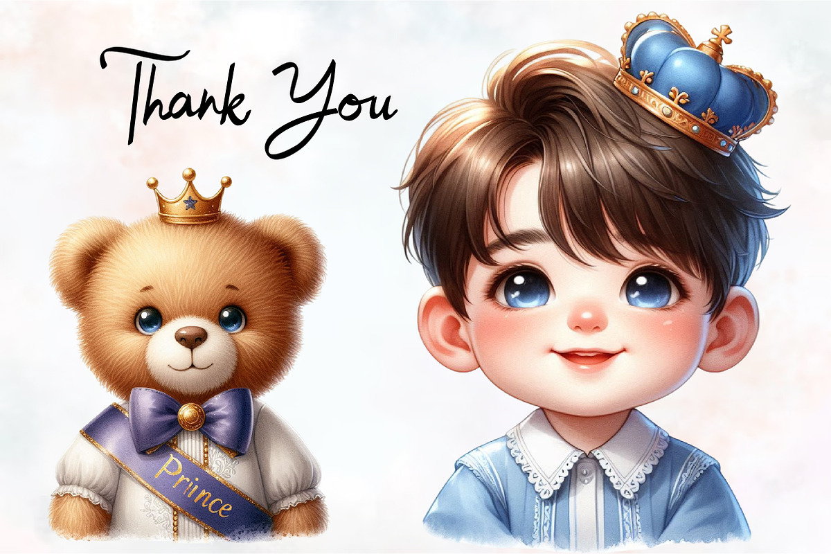Little Prince Blue Baby Nursery Png, an Illustration by RobertsArt (Photo 5 of 8)