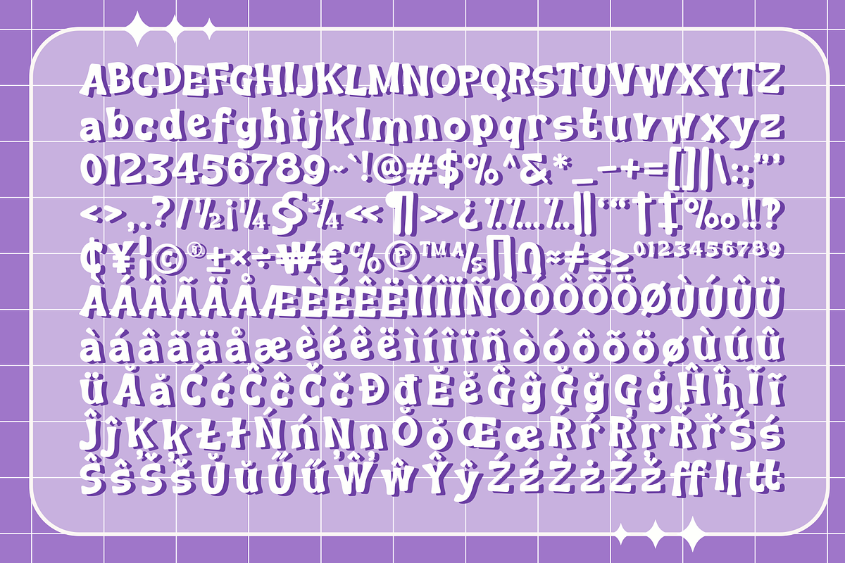 Hevilla - Y2k Display Font, a Sans Serif Font by MaikoHatta (Photo 3 of 7)