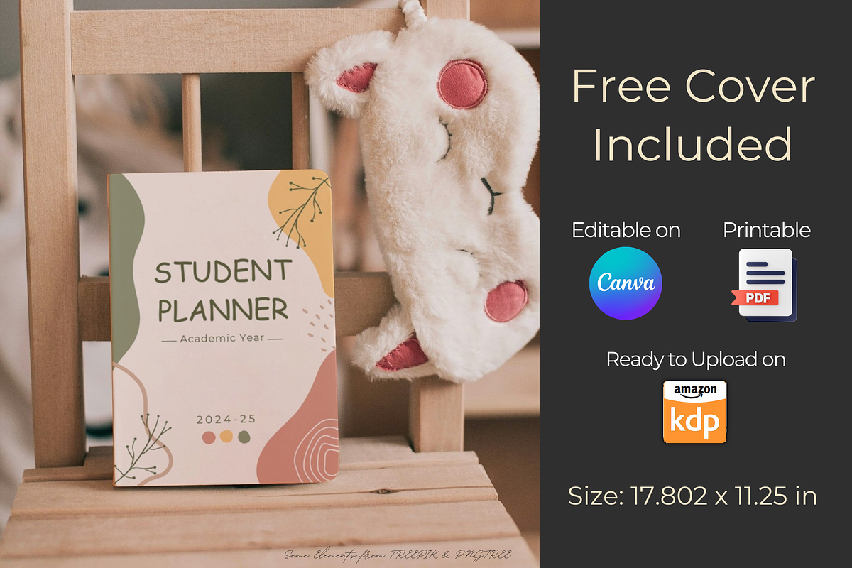 Student Planner Template 2024-25, a Templates & Theme by POC Digital (Photo 2 of 9)