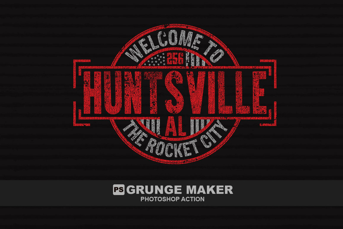 Grunge Maker Photoshop Action, an Action Add-On by designvillage (Photo 9 of 10)