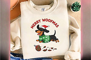 Funny Dog Christmas Sublimation PNG, an Illustration by DreamArtGraphic (Thumbnail 3 of 5)
