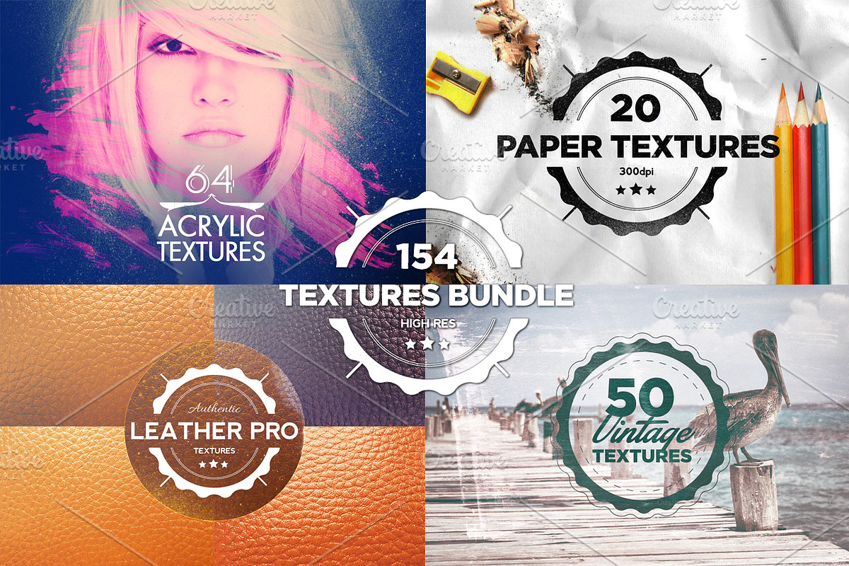 154 Textures Bulk Bundle