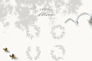Floral clipart Summer frame png, an Illustration by Summer Nightingale Art (Thumbnail 2 of 5)
