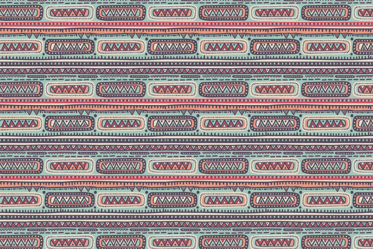 6 ethnic seamless patterns, a Background Graphic by Molly art (Photo 2 of 7)