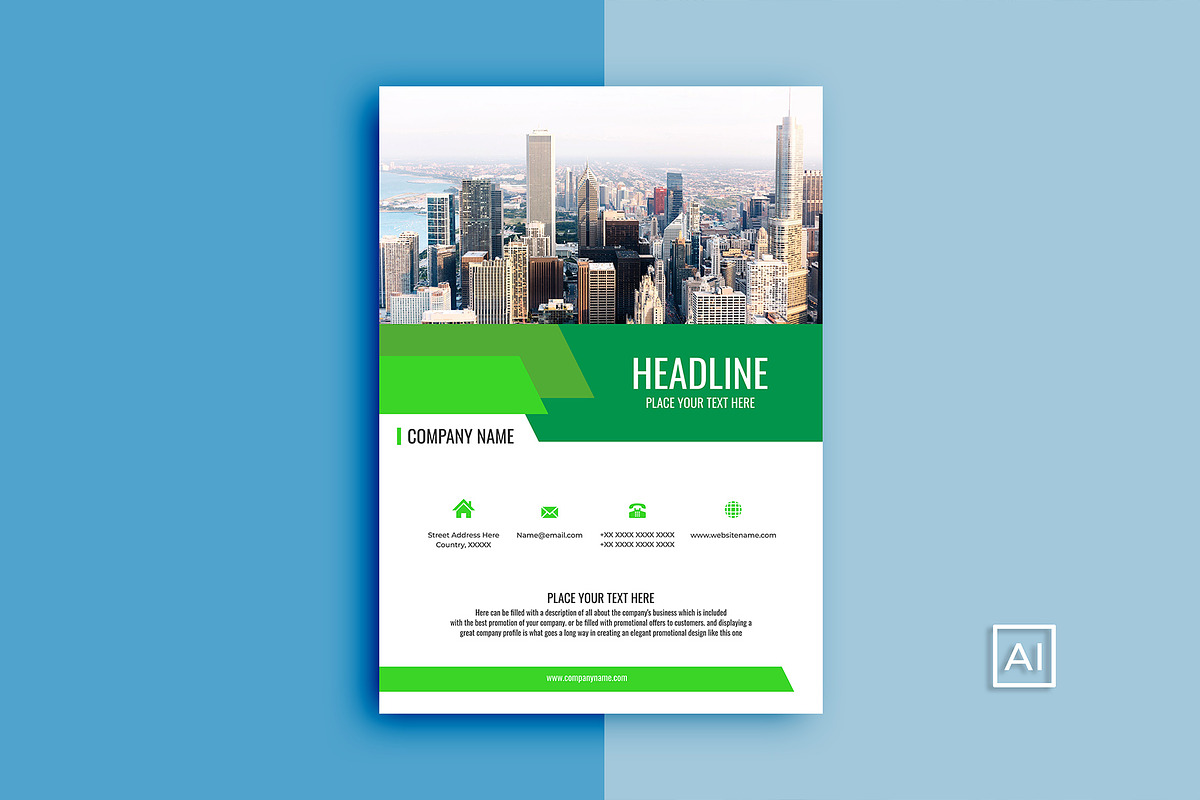 Flyer Business Template Modern, a Flyer Template by suhadidesign (Photo 4 of 7)