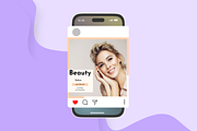 Beauty Social Media Templates, a Social Media Template by Adored Templates (Thumbnail 3 of 10)
