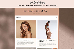 Wix Beauty Website Template