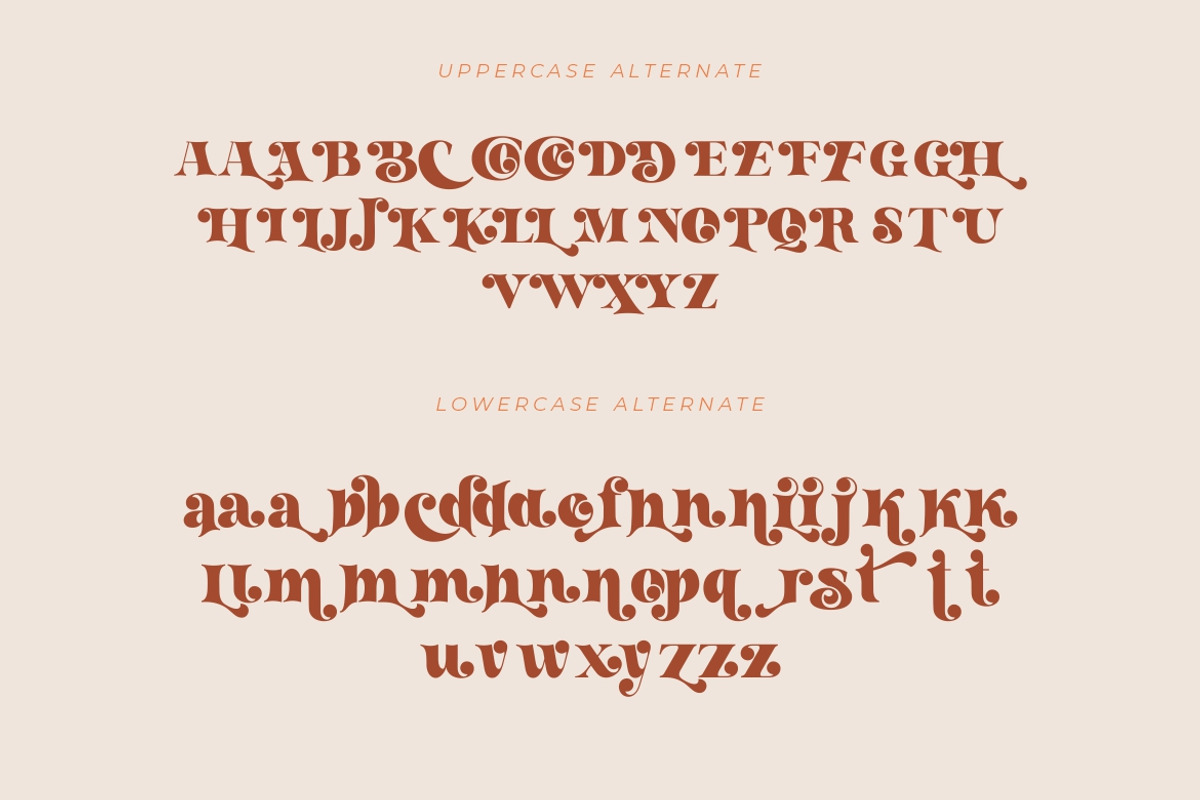 Letter Magic - Retro Serif Font, a Serif Font by HansCo Studio (Photo 9 of 11)