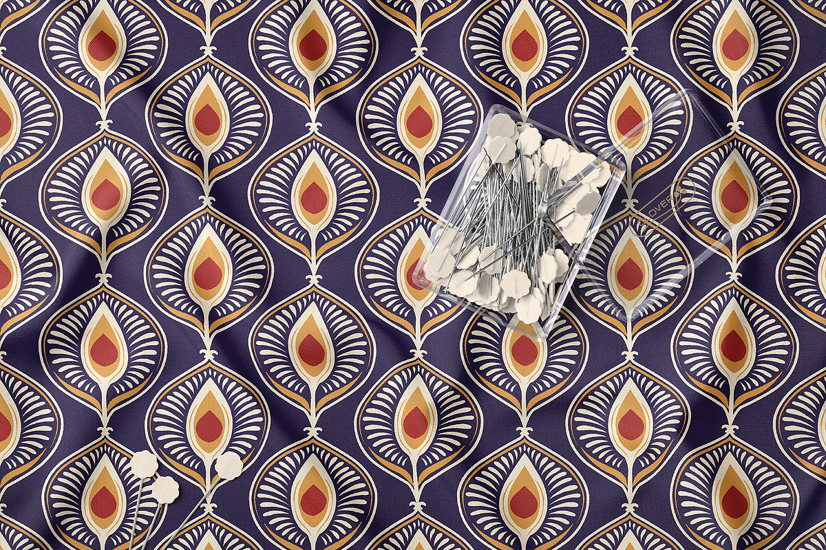 Ethnic Damask Geometric Pattern, a Pattern Graphic by StudioGlouna (Photo 3 of 10)