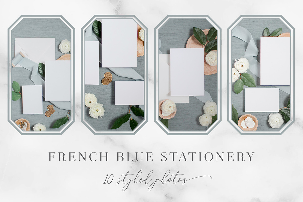 French Blue Linen Mockups, a Photo by BlueHarborPaperie (Photo 9 of 9)