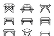 Bundles Set Laundry Vector Icons, an Outline Icon by adenpinkstore (Thumbnail 9 of 10)