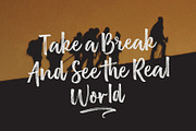 Shellow Brush, a Script Font by Stripes Studio (Thumbnail 7 of 7)
