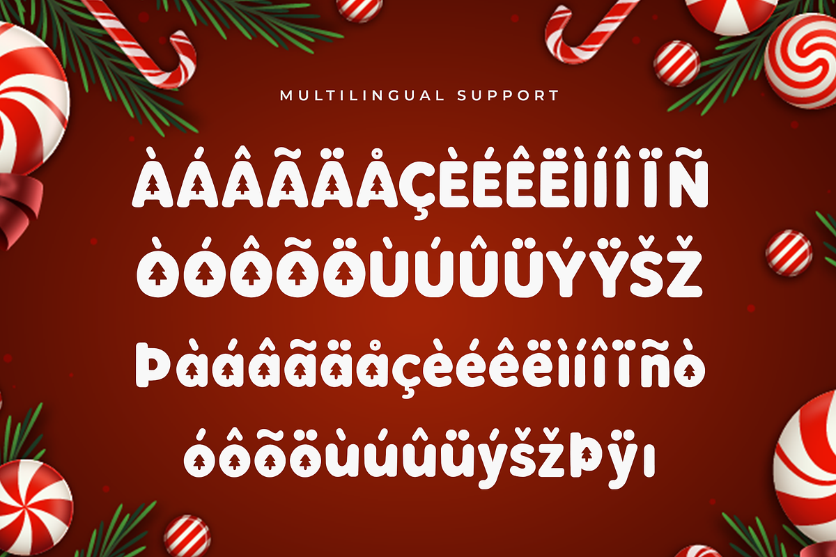 Snow Bubbles - Modern Christmas Font, a Handwritten Font by overlaytemplates (Photo 5 of 5)