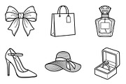 500 Fashion Brand Vector Icons, an Outline Icon by adenpinkstore (Thumbnail 7 of 12)