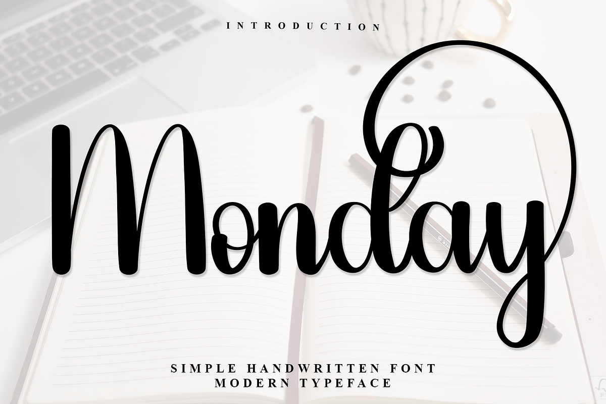 Monday, a Handwritten Font by FreshTypeINK (Photo 1 of 7)