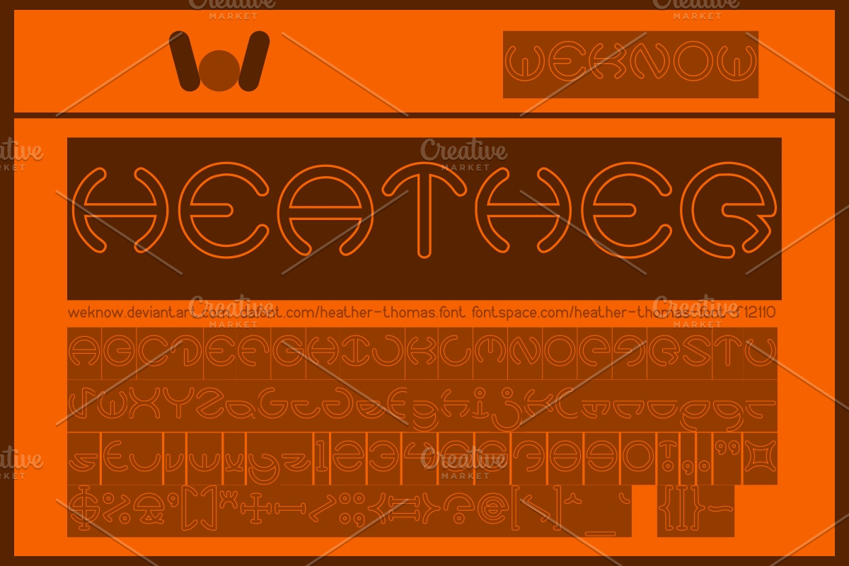 heather font preview 5