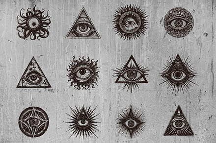 24 Vector Eyes of Providence