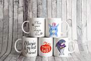 5 coffee mug mockup five cup mock up, a Cups & Container Mockup by Leo Flo Mockups (Thumbnail 2 of 3)