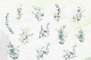 Ijo Biru Greenery Set Watercolor, an Illustration by dekkagraph (Thumbnail 4 of 12)