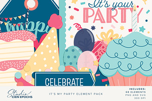 It's My Party Element Pack