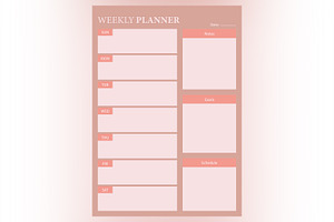 Weekly Planner Sheet Design-43