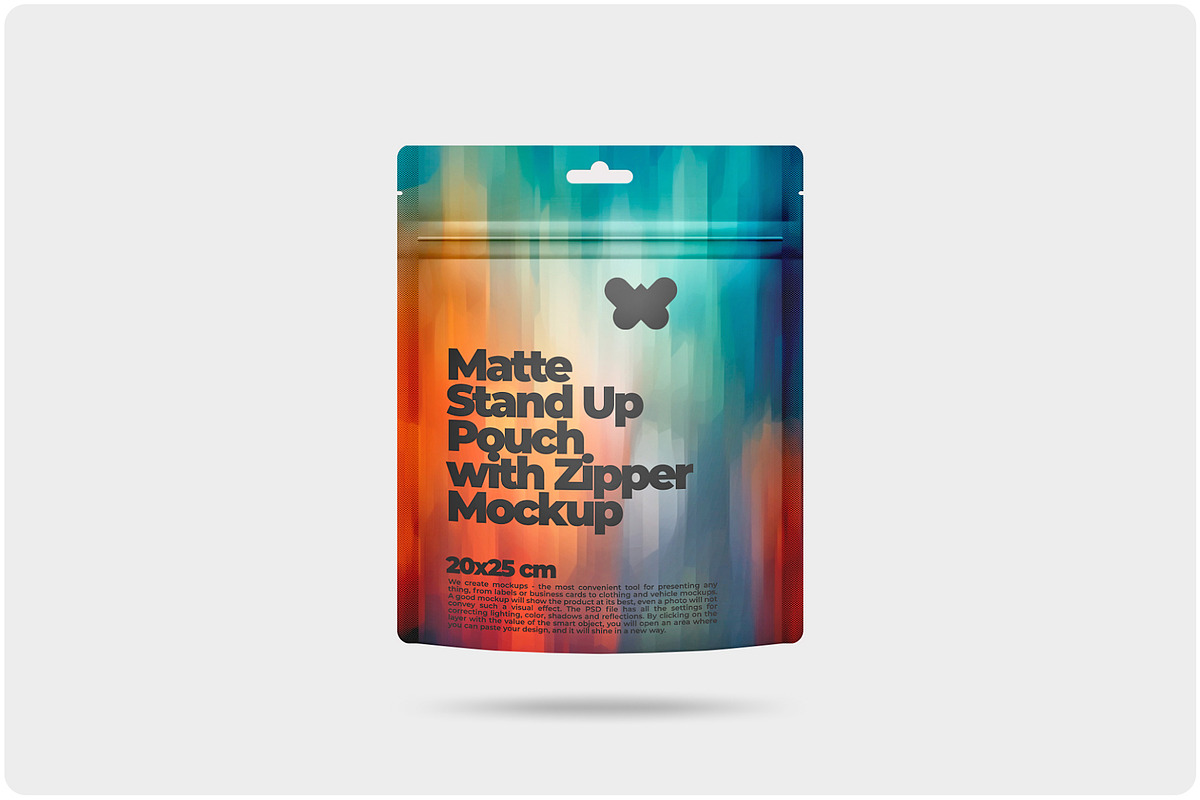 Matte Stand-Up Pouch Mockup, a Packaging Mockup by Reformer Mockup (Photo 2 of 5)