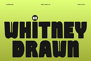 CS Whitney Drawn, a Sans Serif Font by Craft Supply Co. (Thumbnail 1 of 8)