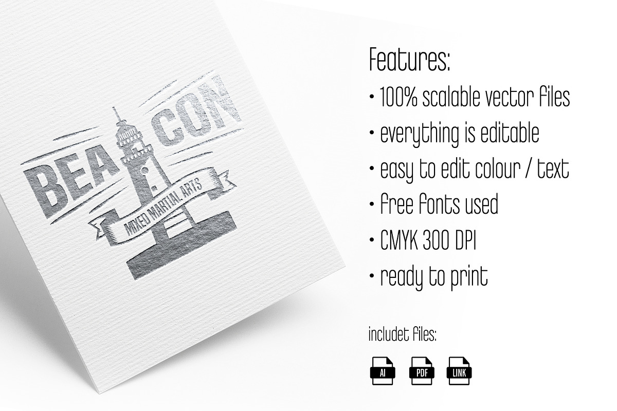 BEACON Logo, a Branding & Logo Template by vectorlogos89 (Photo 1 of 2)