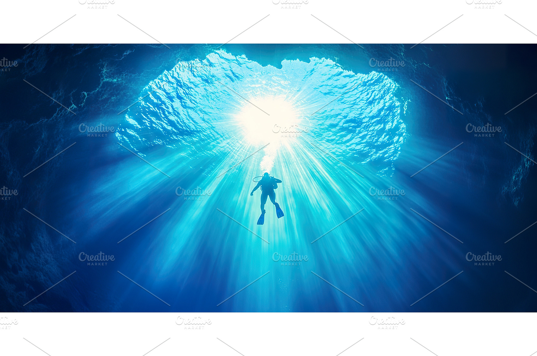 Diver explores an enchanting, a Nature Photo by Lermont51