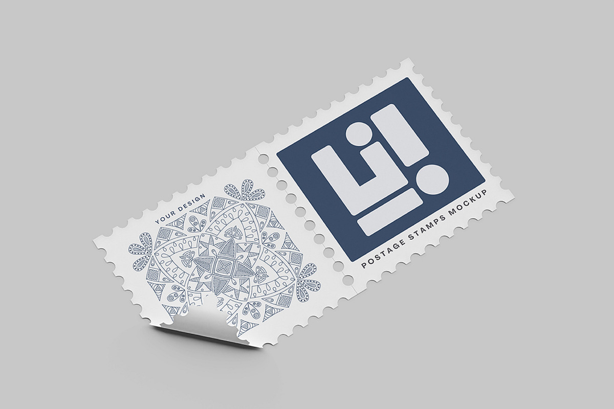 Postage Stamp Mockup, a Branding & Logo Template by Graphic_world89 (Photo 7 of 9)