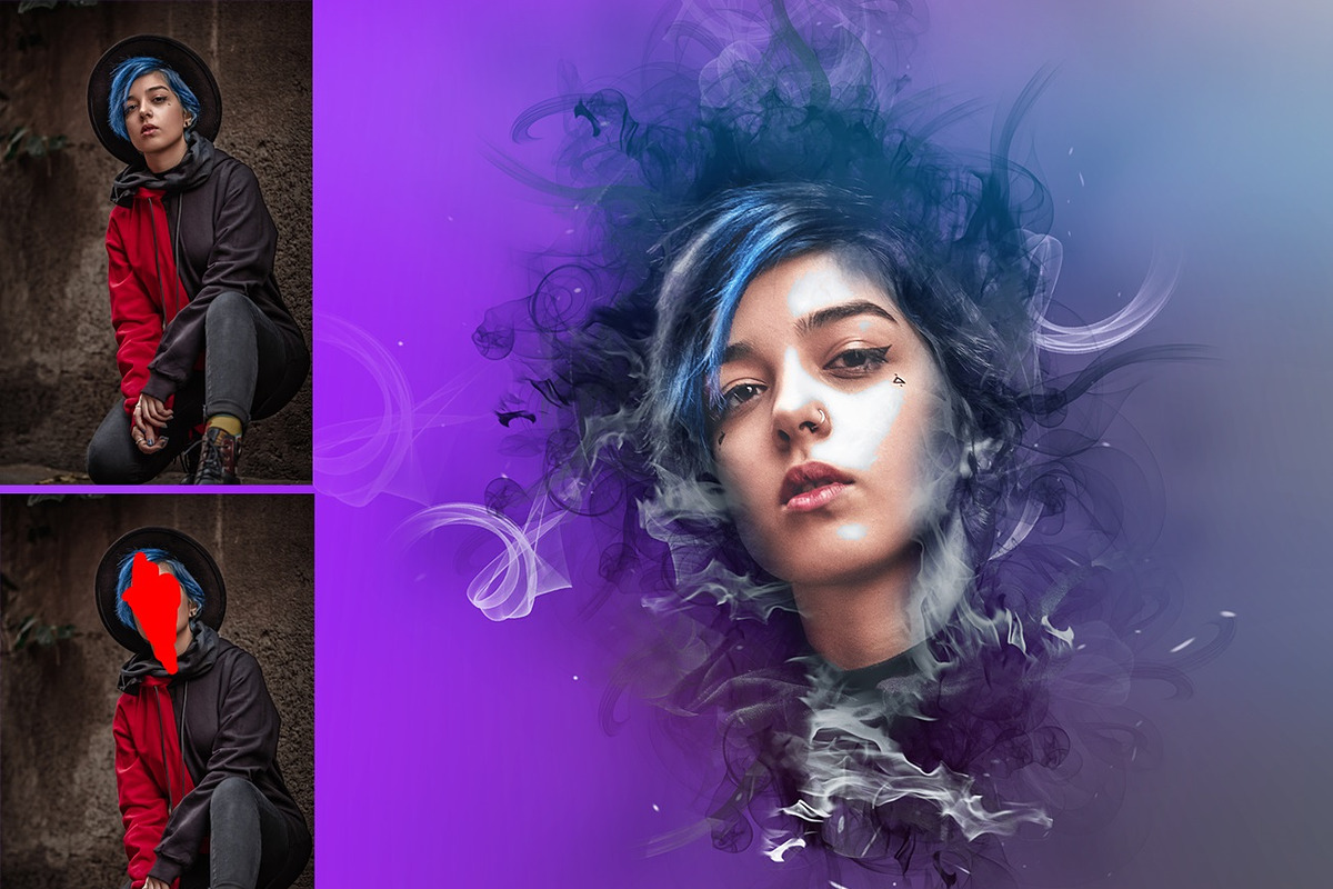 Smoke Manipulation Photoshop Action, an Action Add-On by MRI STUDIO (Photo 10 of 18)