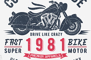 VECTOR SET OF MOTORCYCLE GRAPHICS, an Illustration by ulasokuyucu (Thumbnail 4 of 9)